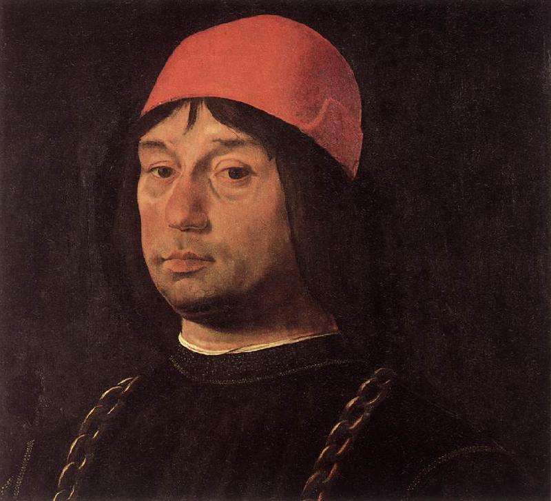 COSTA, Lorenzo Portrait of Giovanni Bentivoglio dfg oil painting image